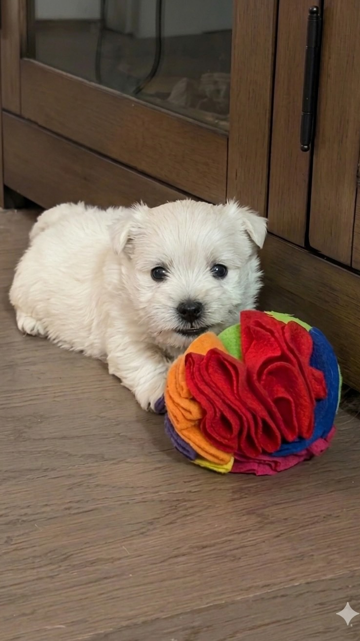 Isla — West Highland White Terrier puppy